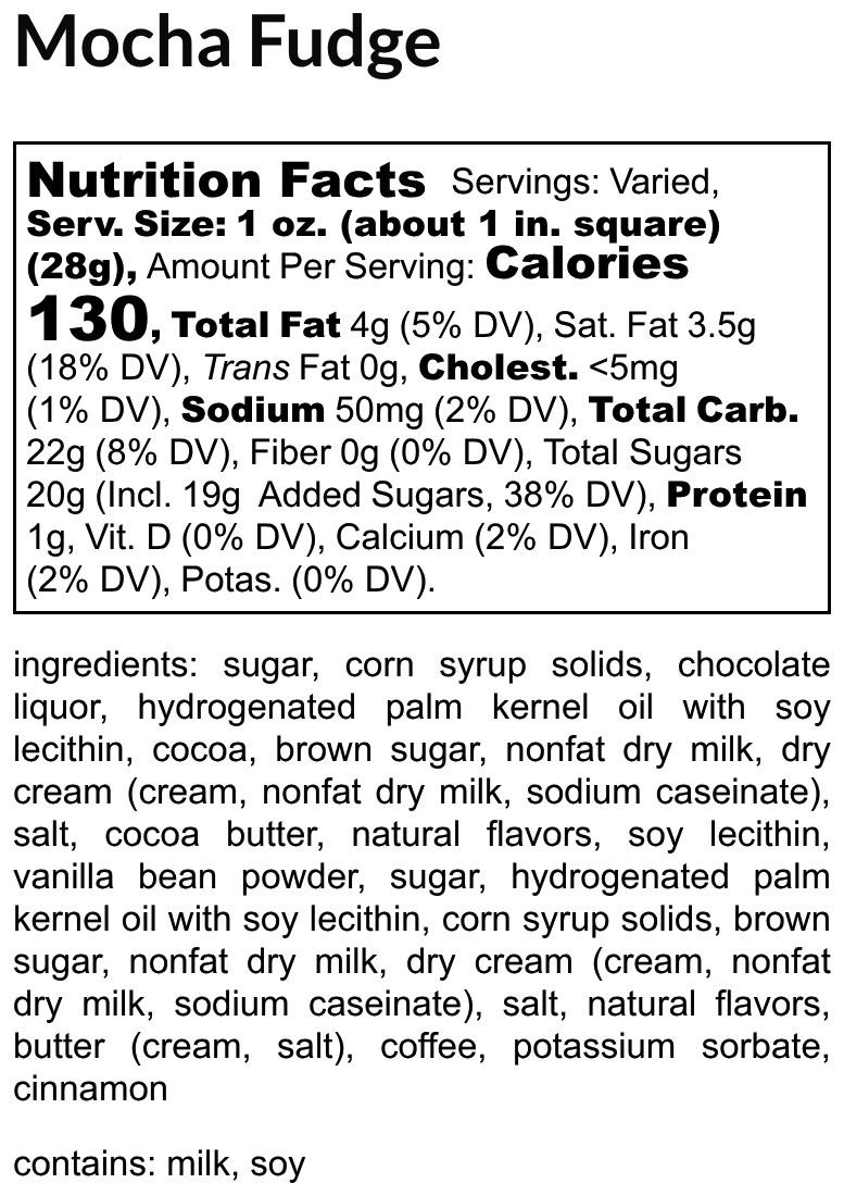 Mocha Fudge