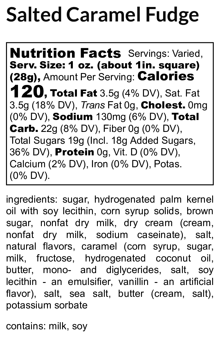 Salted Caramel Fudge