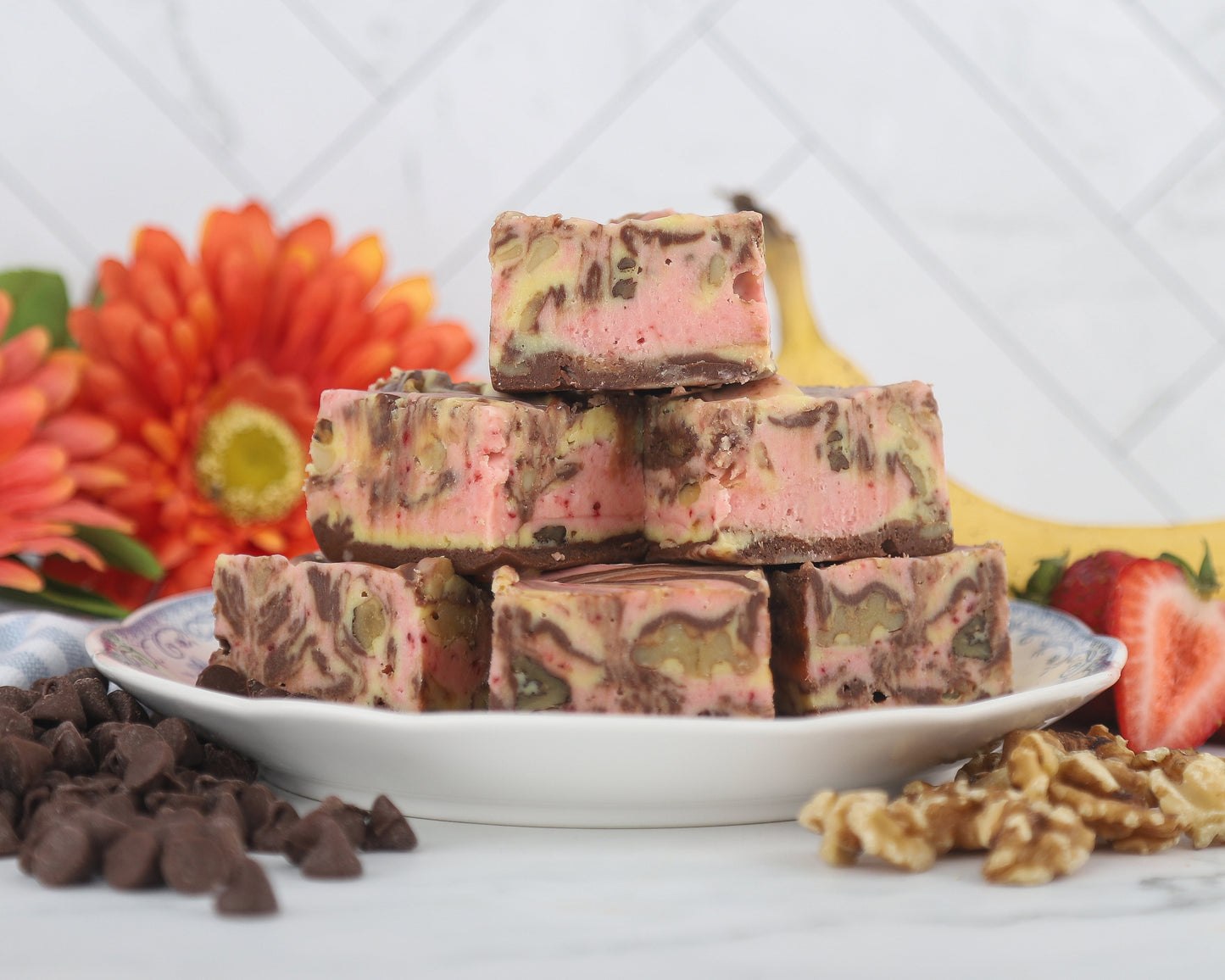 Banana Split Fudge