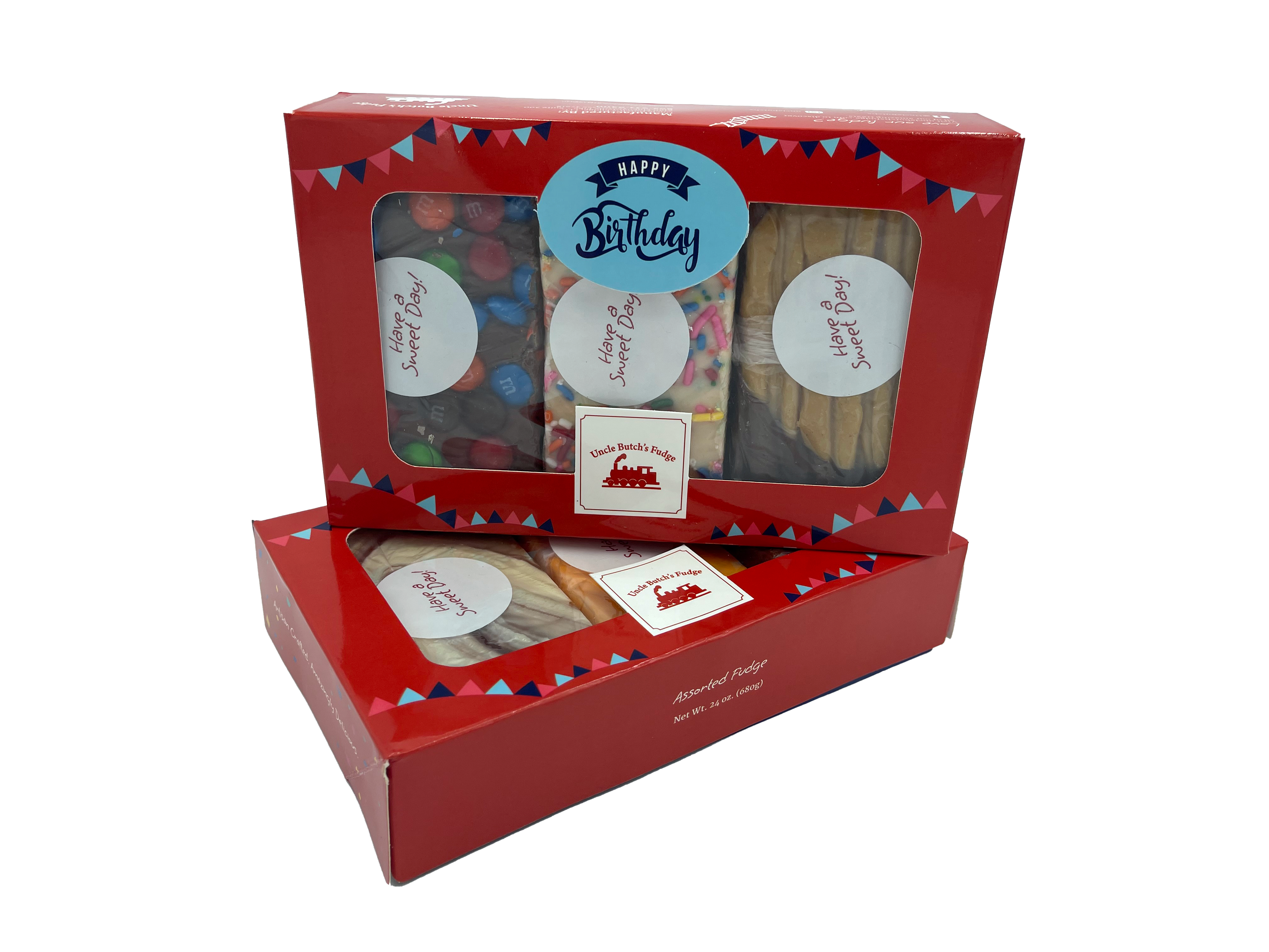 Reduced Sugar Fudge Gift Variety Box (3 piece - 24 oz)