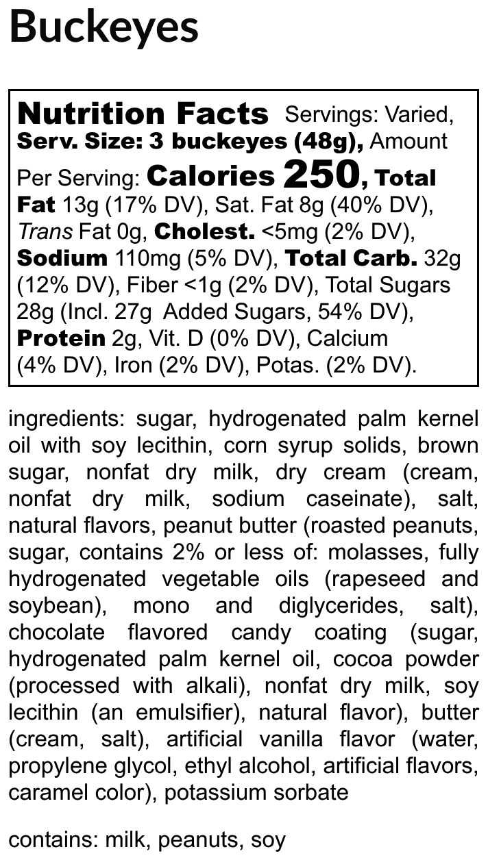 Buckeyes and Snowballs