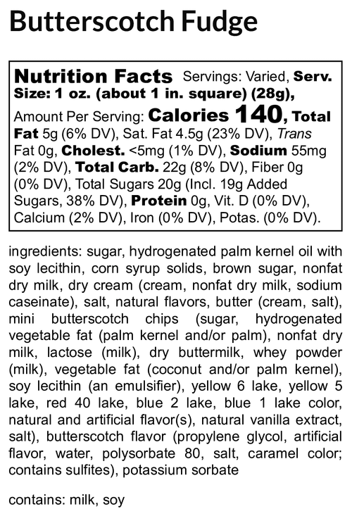Butterscotch Fudge