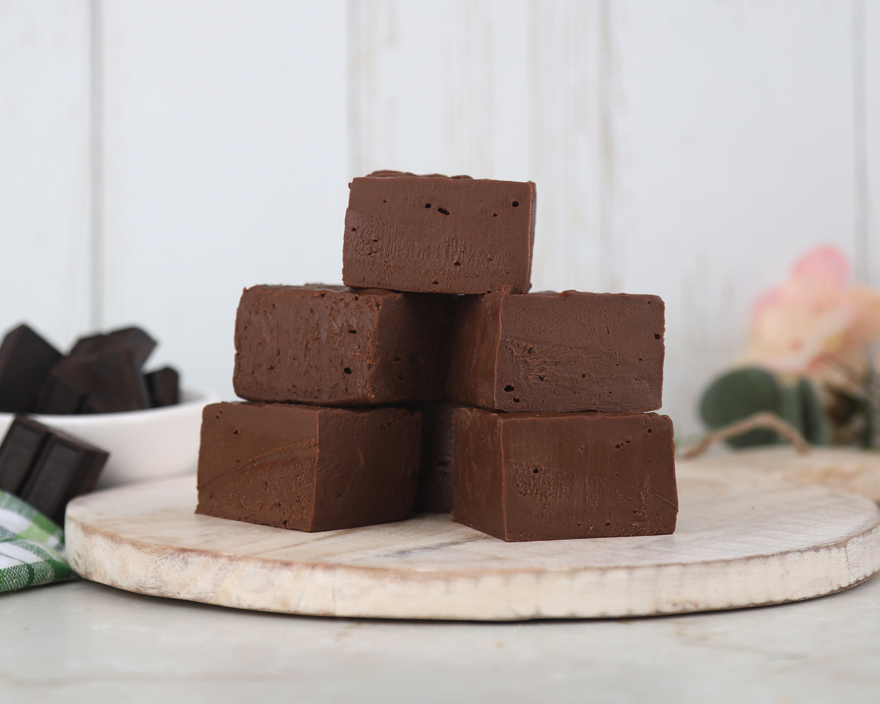 Reduced Sugar Chocolate Fudge