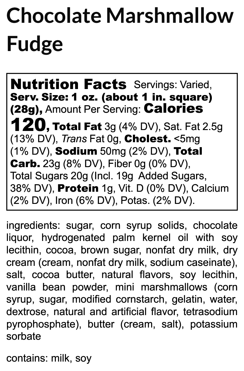 Chocolate Marshmallow Fudge