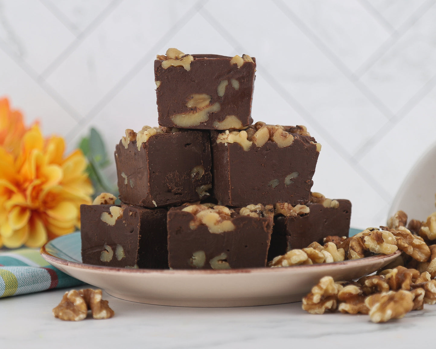 Dark Chocolate Walnut Fudge