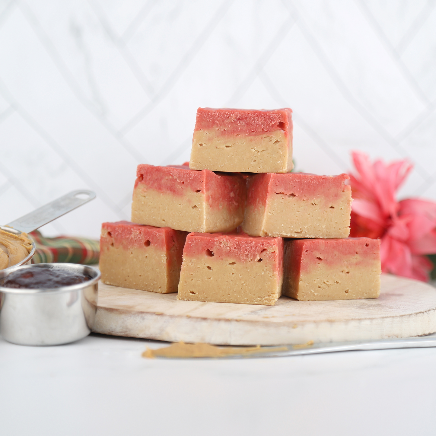 Peanut Butter and Jelly Fudge