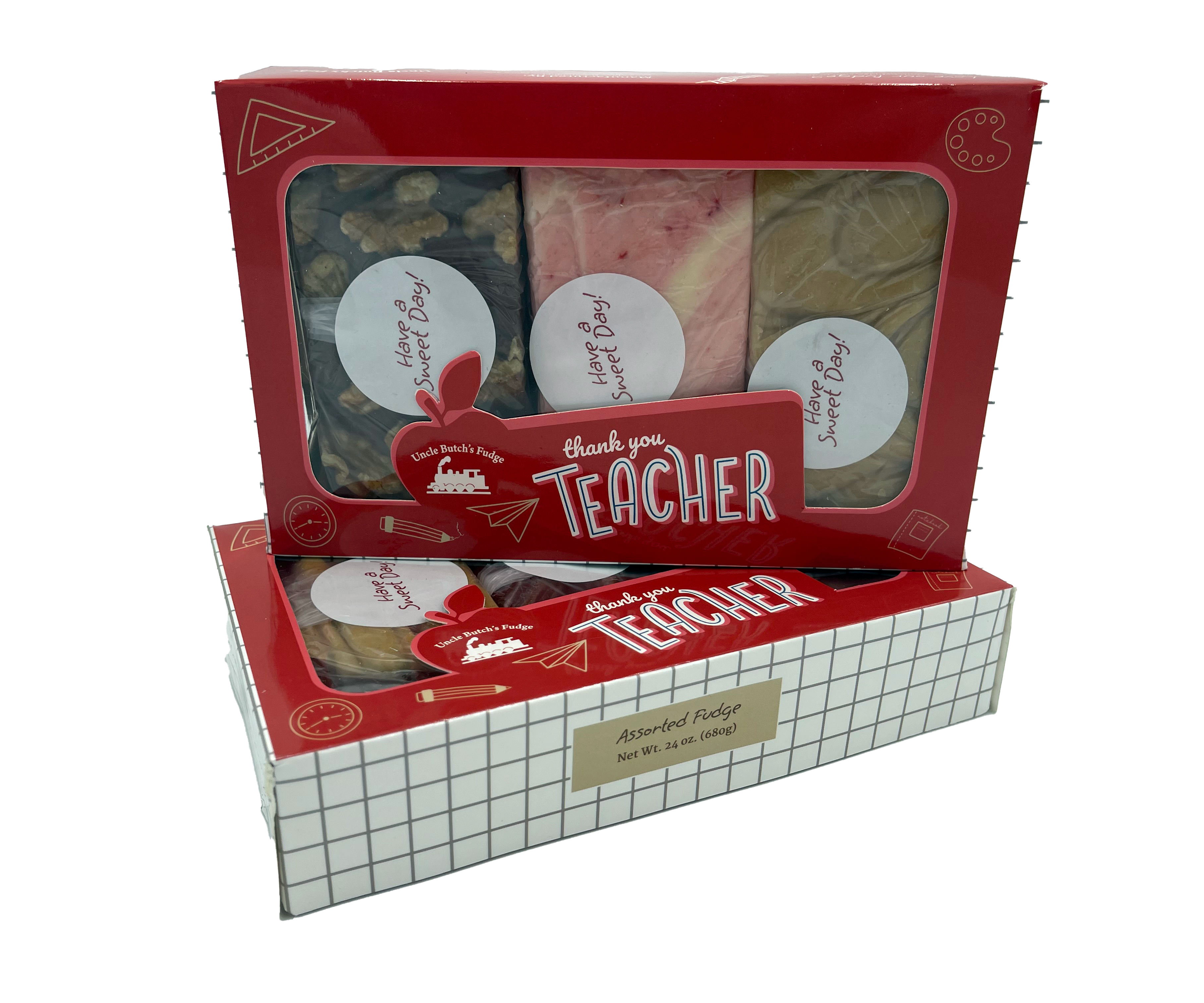 Reduced Sugar Fudge Gift Variety Box (3 piece - 24 oz)