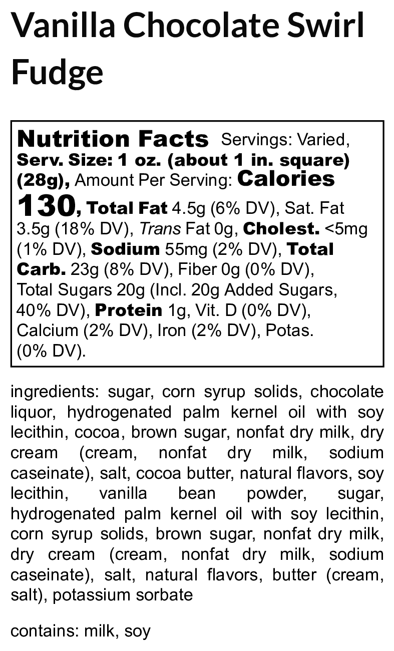 Vanilla Chocolate Swirl