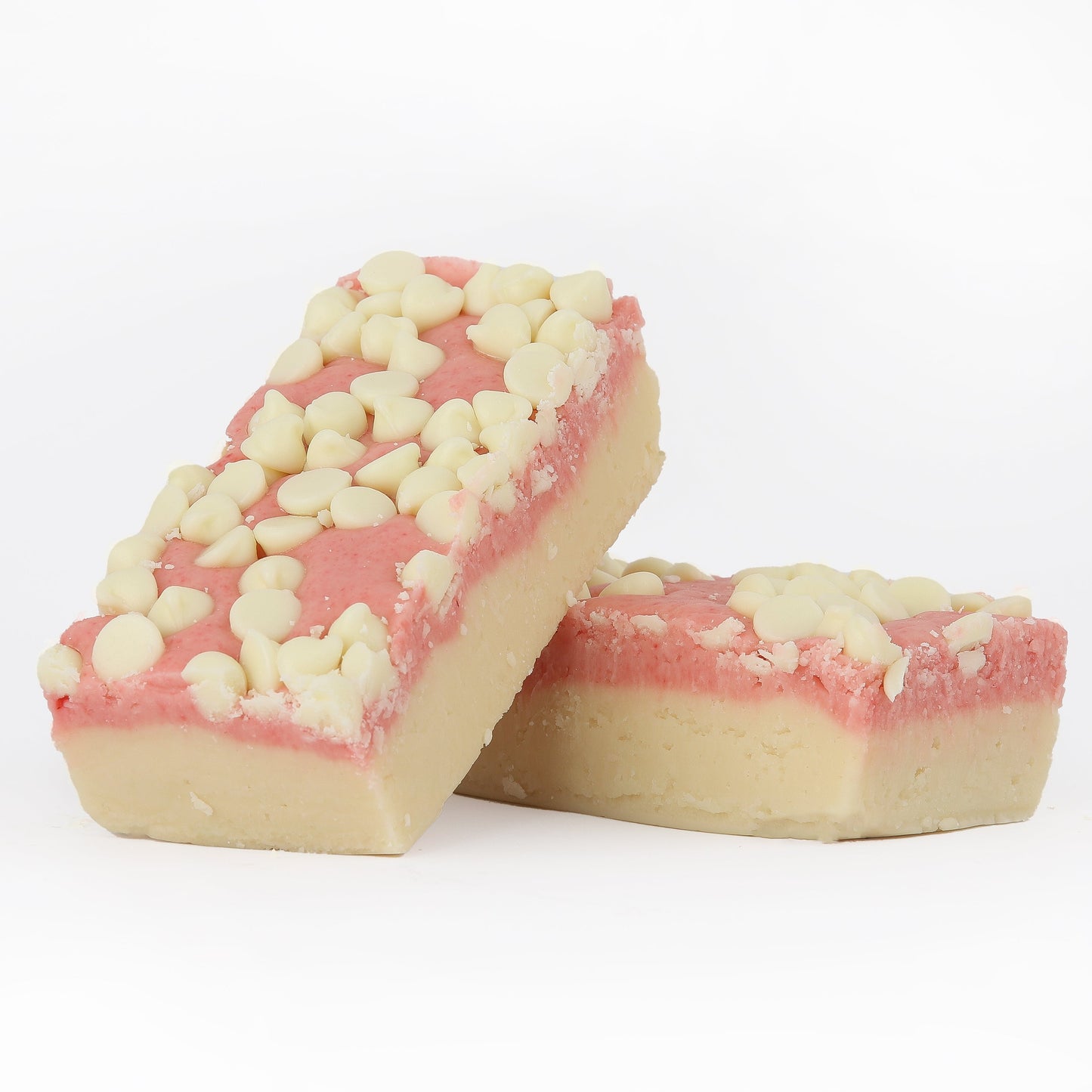 White Chocolate Raspberry Cheesecake Fudge